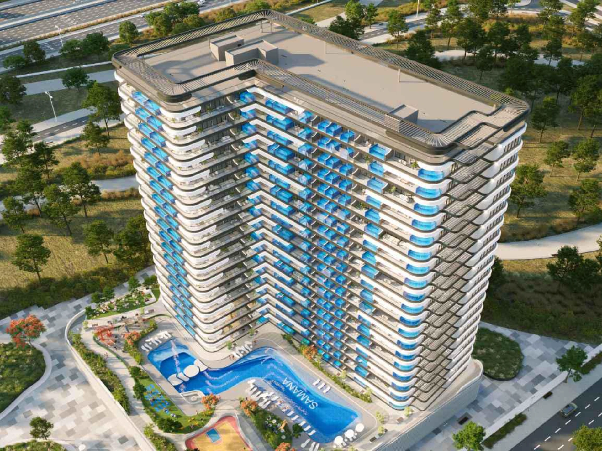 Samana Resorts 2 at Dubai Production City